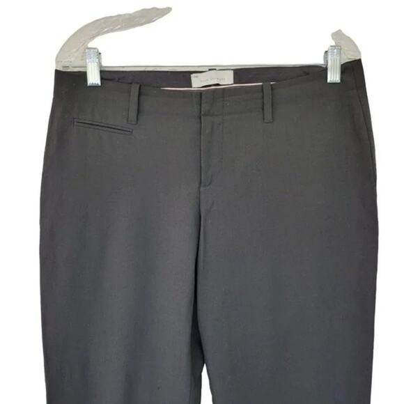 GAP True Straight Stretch Pants Black Women Size 6A Mid Rise Work Career Classic - Picture 2 of 11